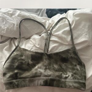 Lululemon green tie dye bra